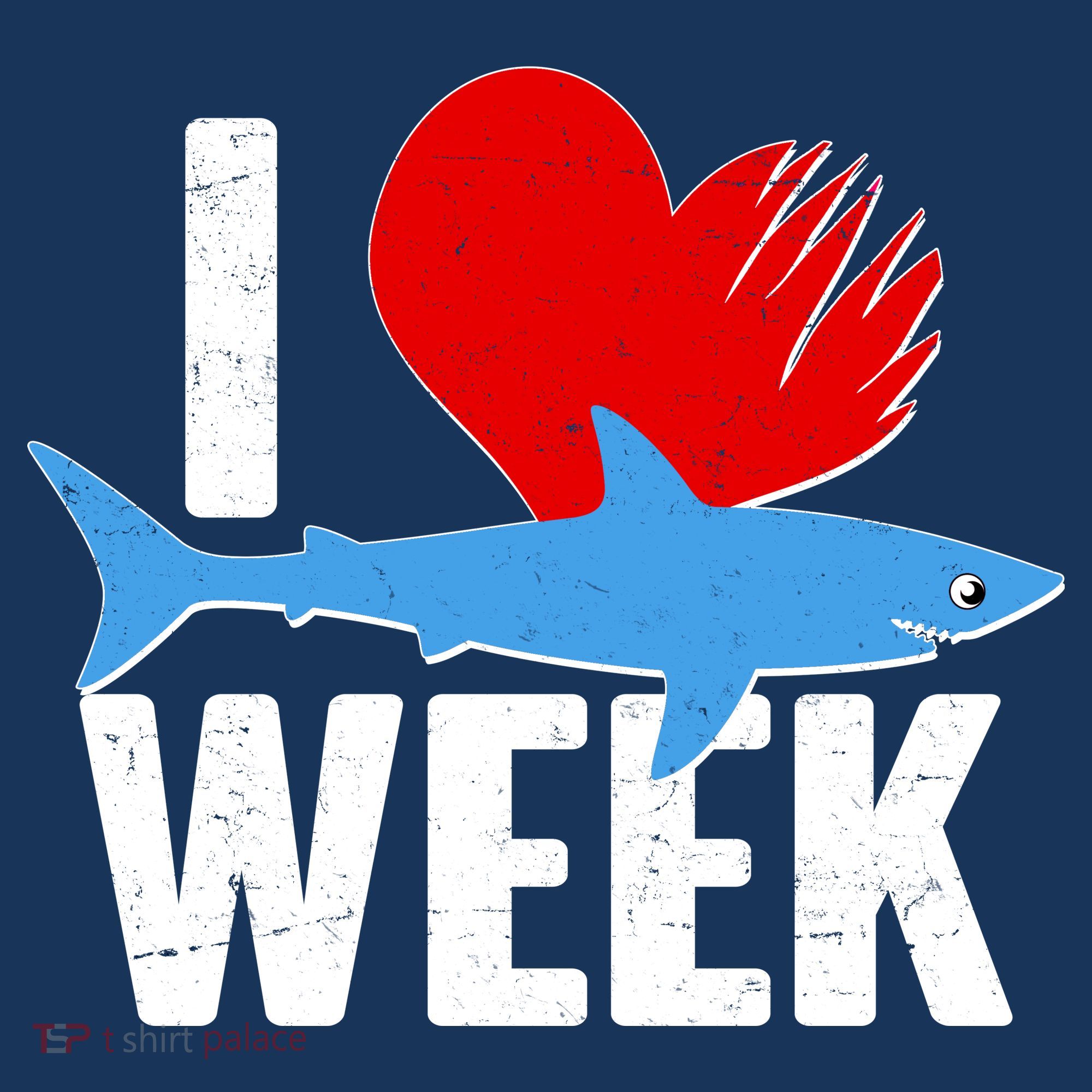 I Love Shark Week Kids Sweatshirt
