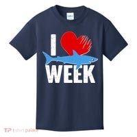 I Love Shark Week Kids T-Shirt thumb 0