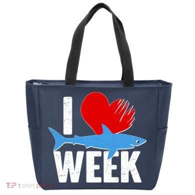 I Love Shark Week Tote Bag