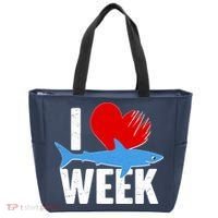 I Love Shark Week Tote Bag thumb 0
