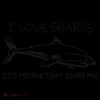 I Love Sharks It's People That Scare Me Coffee Mug thumb 5