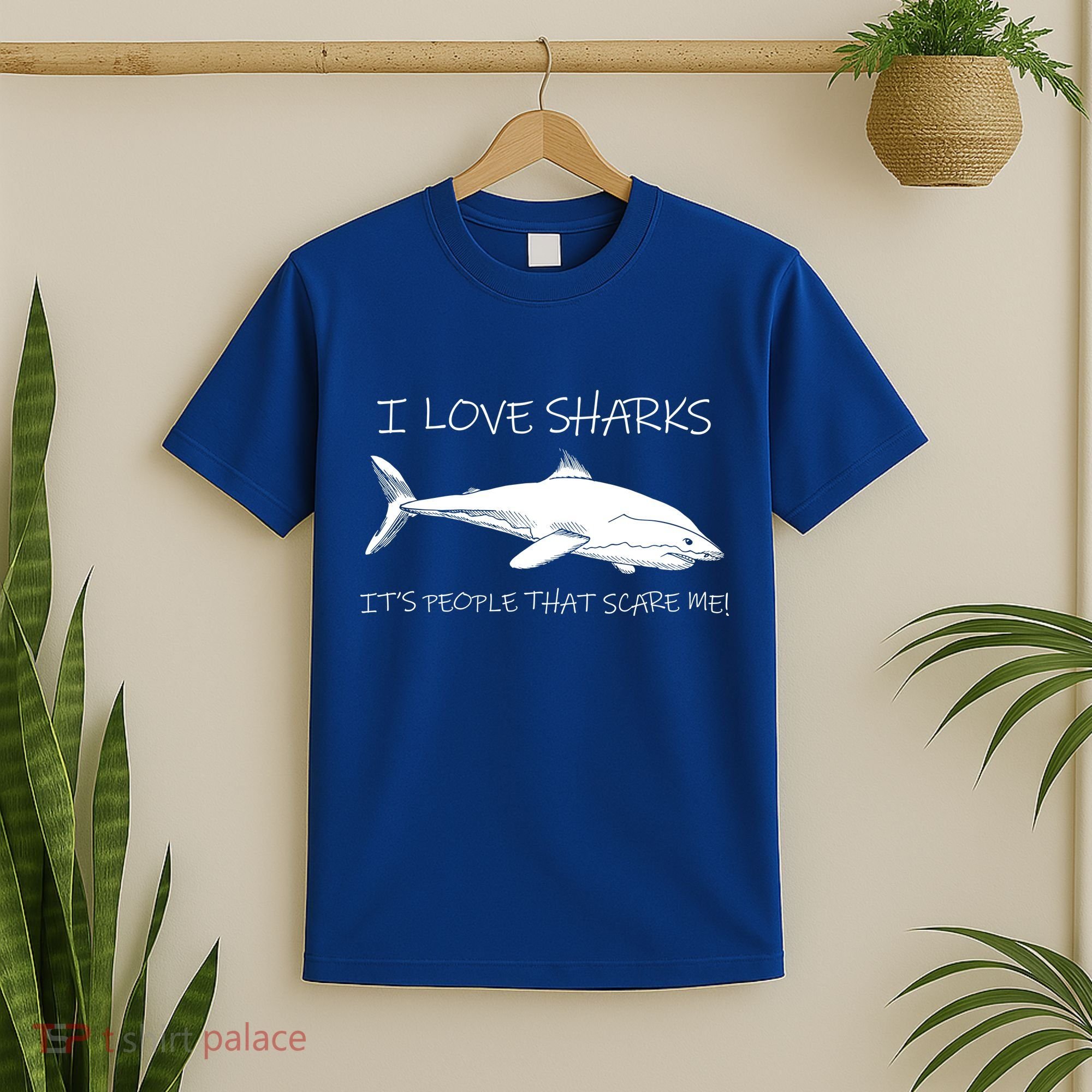 I Love Sharks It's People That Scare Me T-Shirt