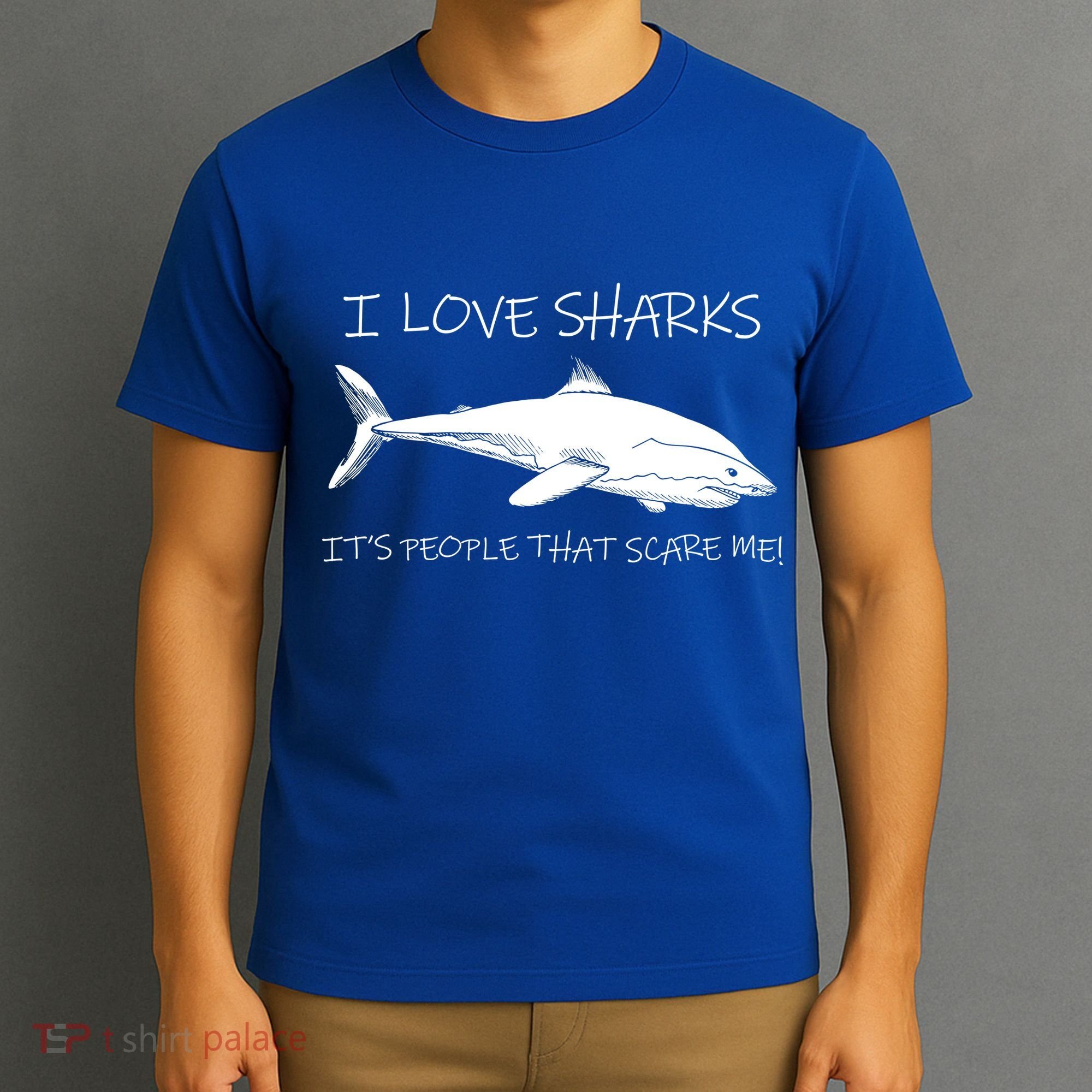 I Love Sharks It's People That Scare Me T-Shirt