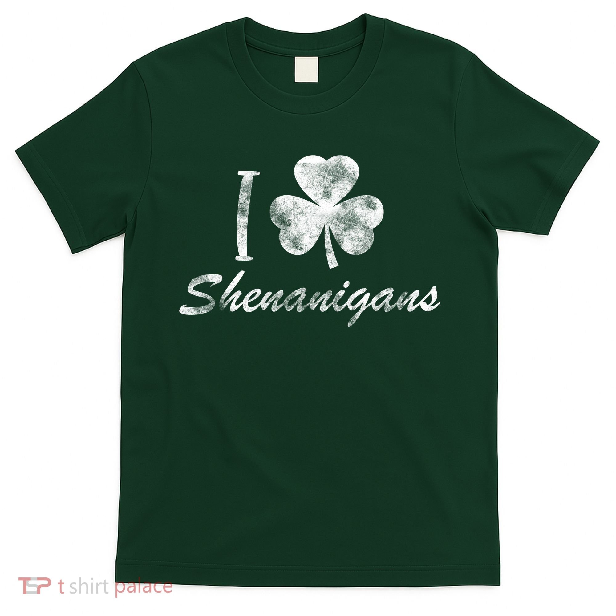 I Love Shenanigans Vintage St Patricks Day T-Shirt