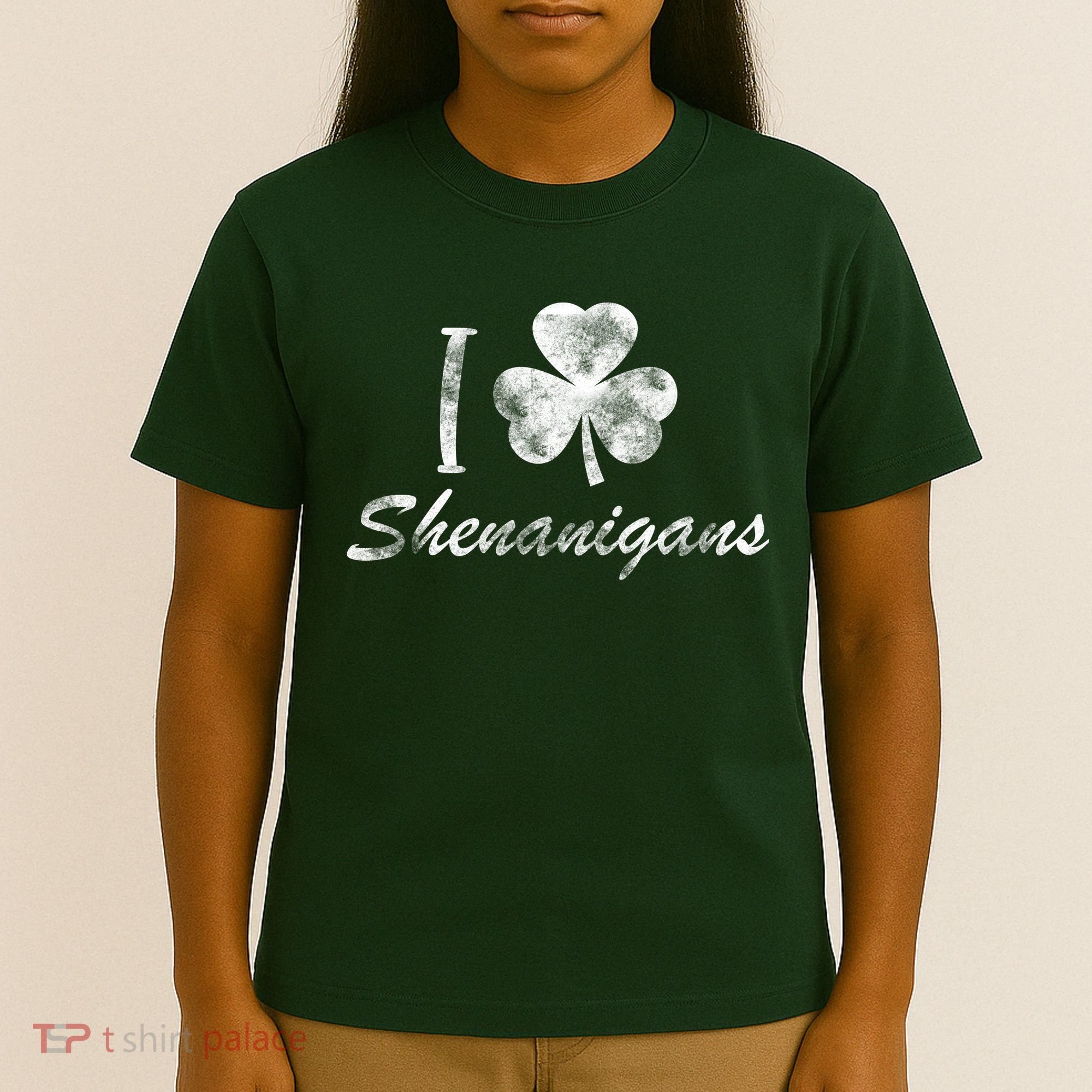 I Love Shenanigans Vintage St Patricks Day T-Shirt