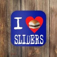I Love Sliders Coaster thumb 0
