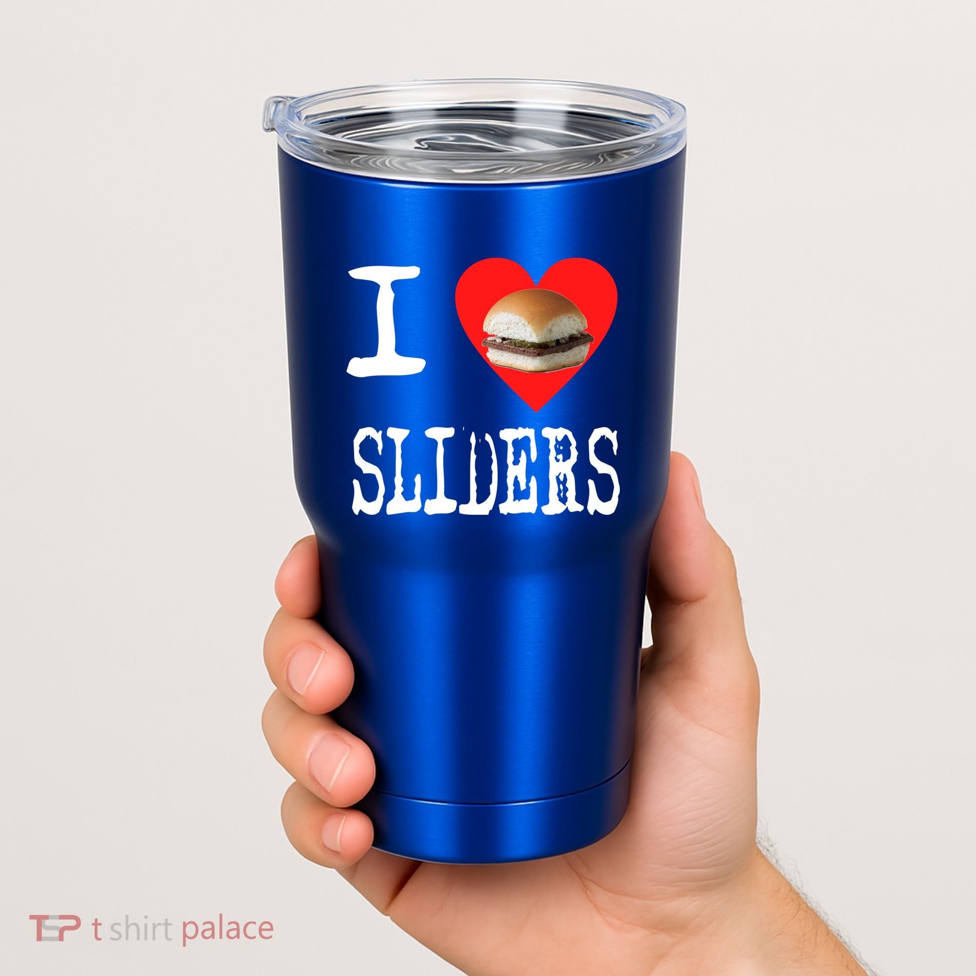 I Love Sliders Tumbler