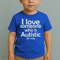 I Love Someone Who Autistic (It's me) Toddler T-Shirt thumb 2
