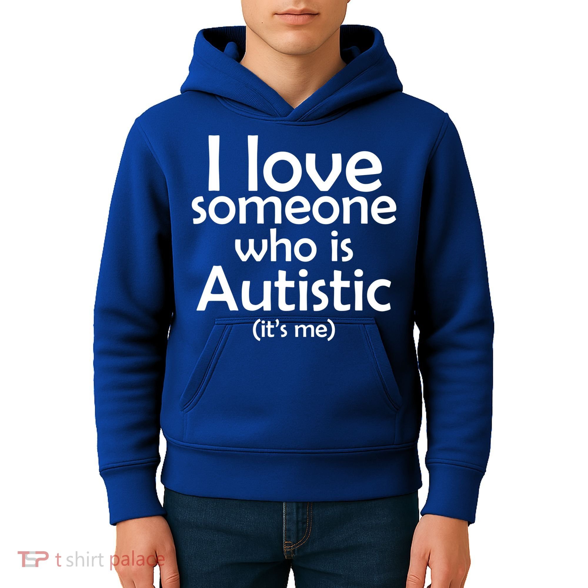 I Love Someone Who Autistic (It's me) Kids Hoodie