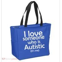 I Love Someone Who Autistic (It's me) Tote Bag thumb 2