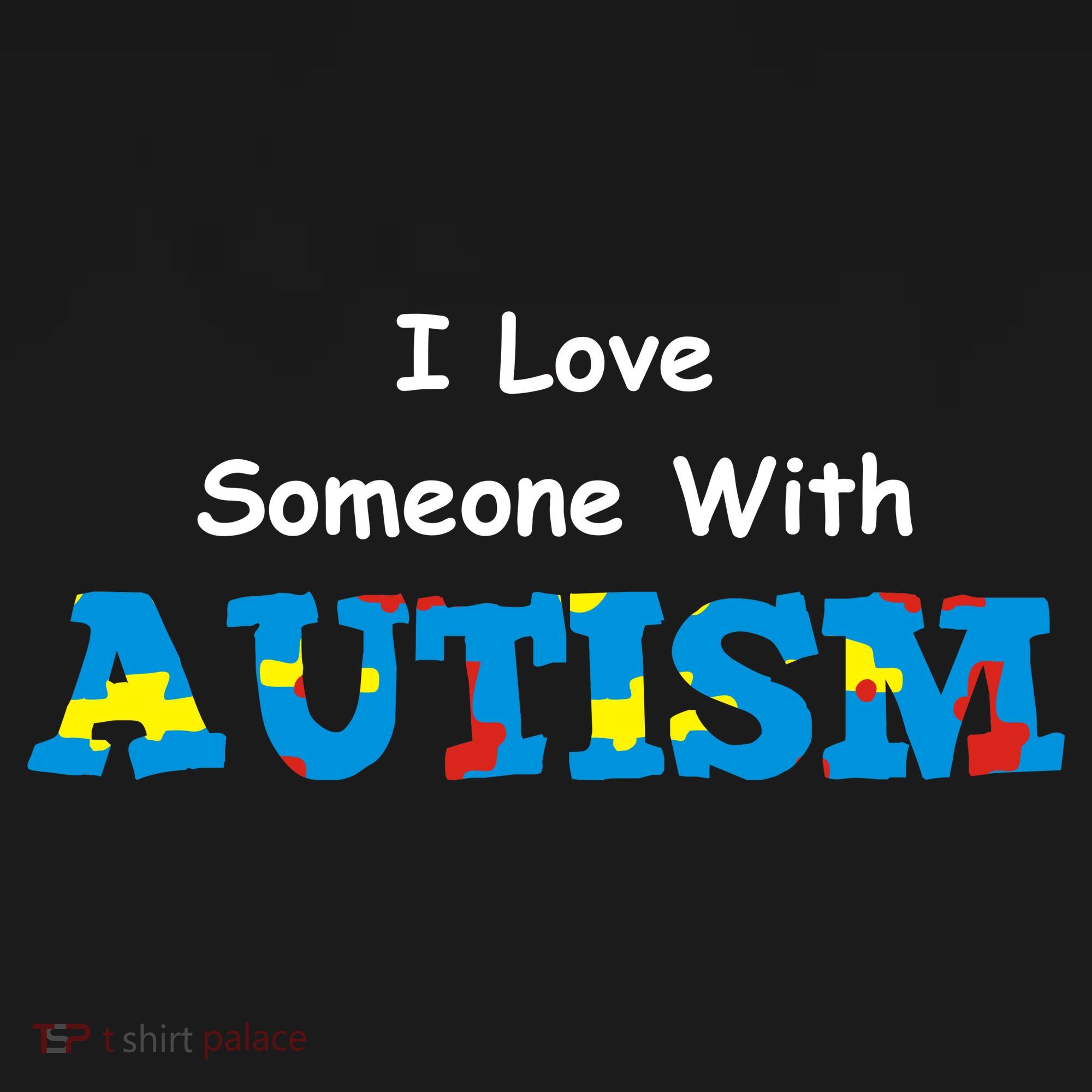 I Love Someone with Autism Backpack