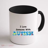 I Love Someone with Autism Coffee Mug thumb 1