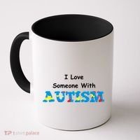 I Love Someone with Autism Coffee Mug thumb 0
