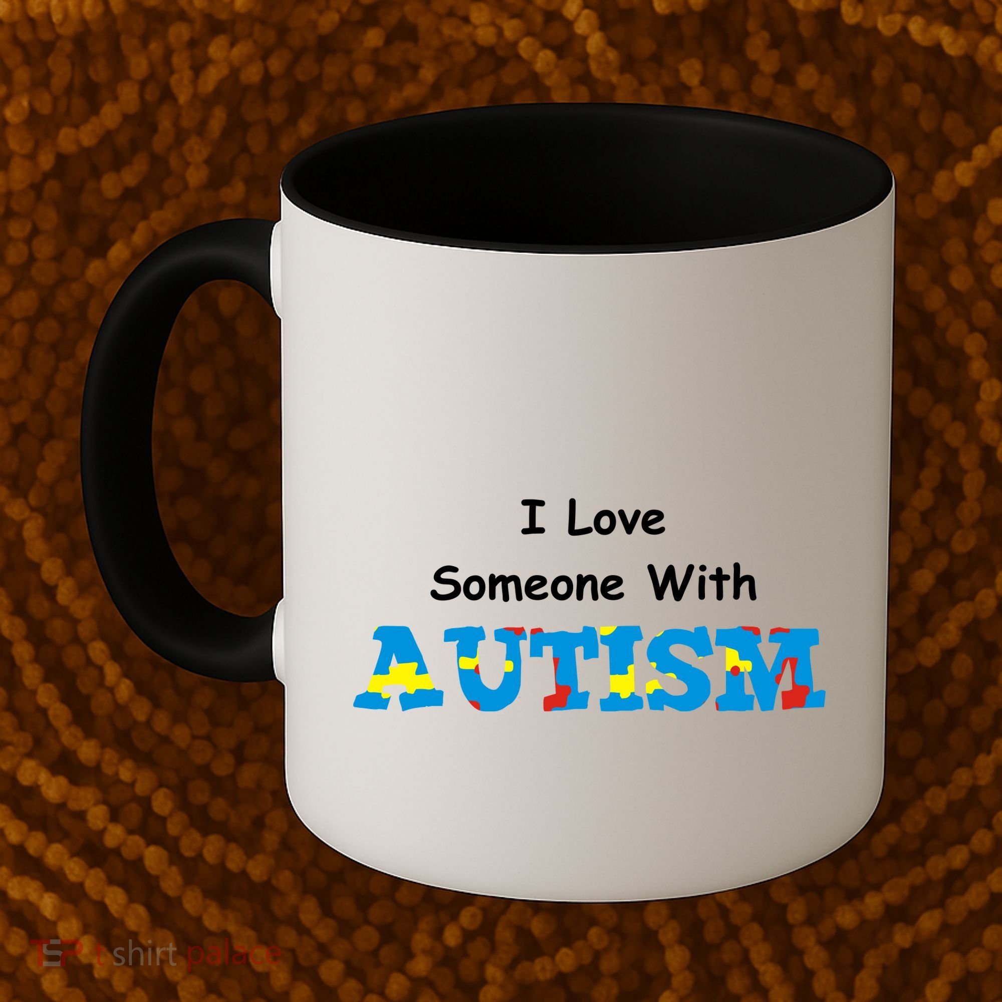 I Love Someone with Autism Coffee Mug