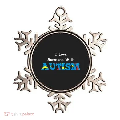 I Love Someone with Autism Ornament