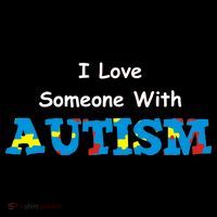 I Love Someone with Autism Ornament thumb 1