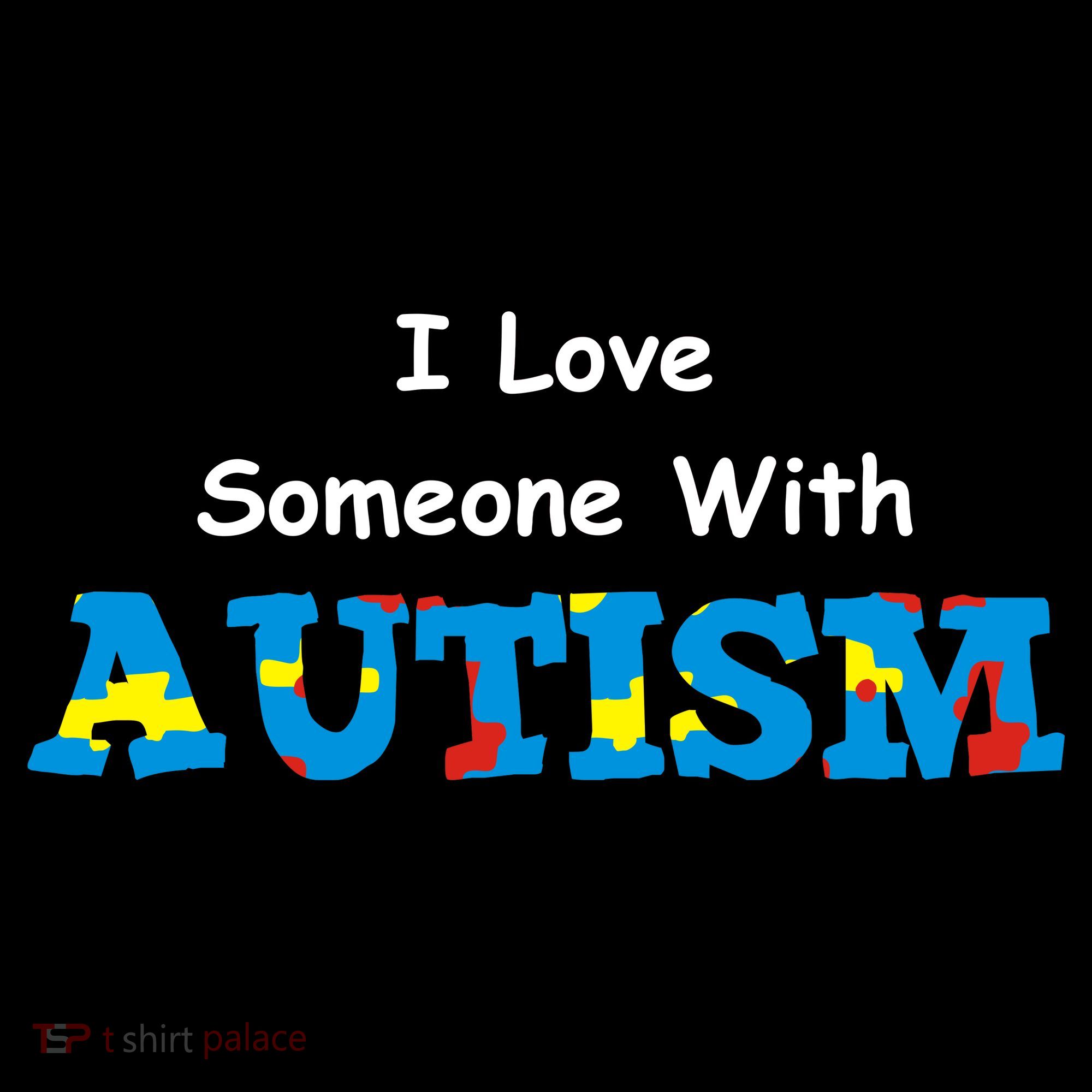 I Love Someone with Autism Ornament