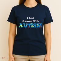 I Love Someone with Autism T-Shirt thumb 4