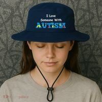I Love Someone with Autism Bucket Hat thumb 3