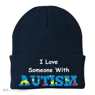 I Love Someone with Autism Beanie