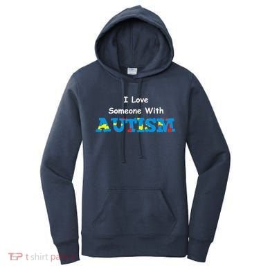 I Love Someone with Autism Women's Hoodie