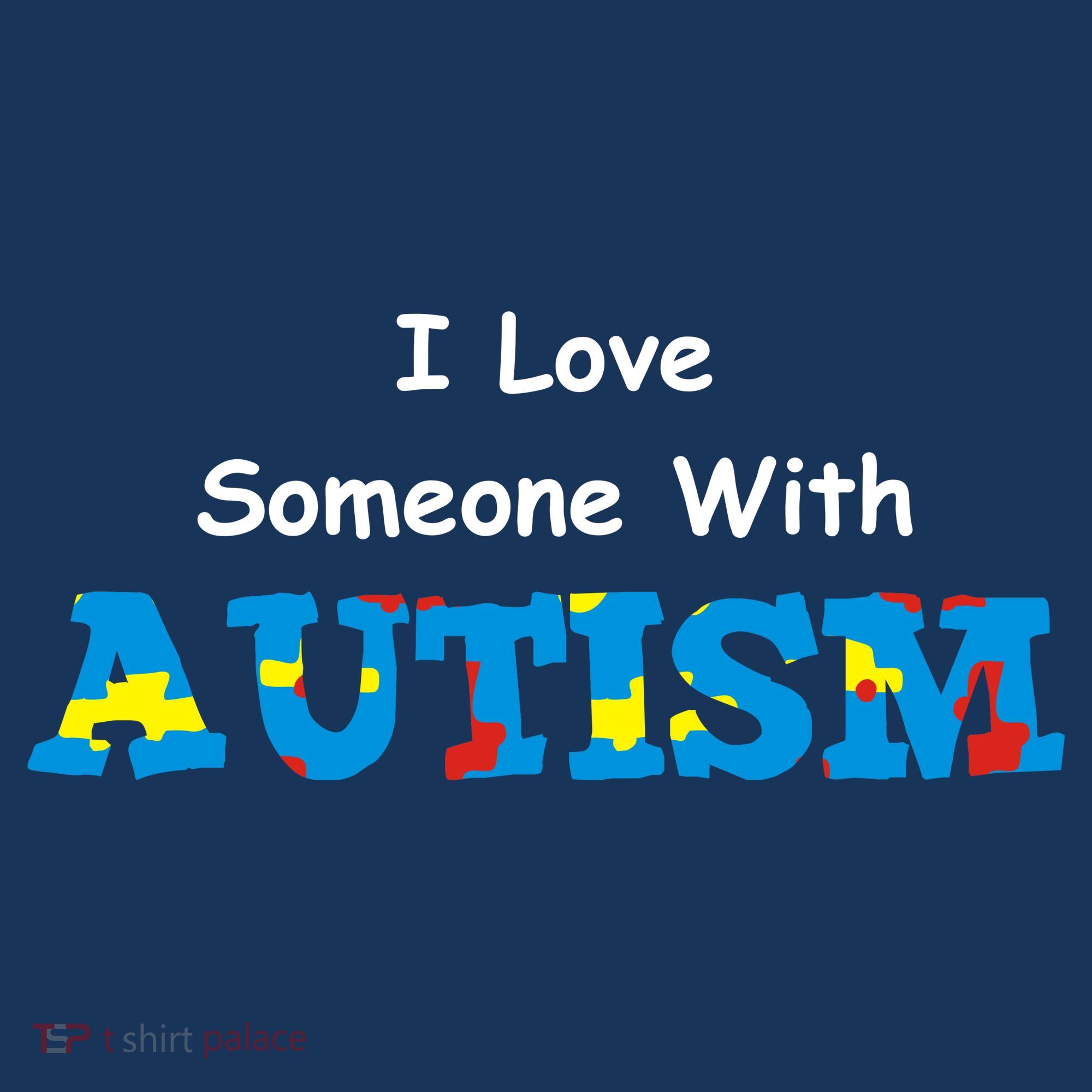 I Love Someone with Autism Mousepad
