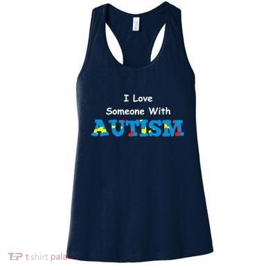 I Love Someone with Autism Women's Tank Top
