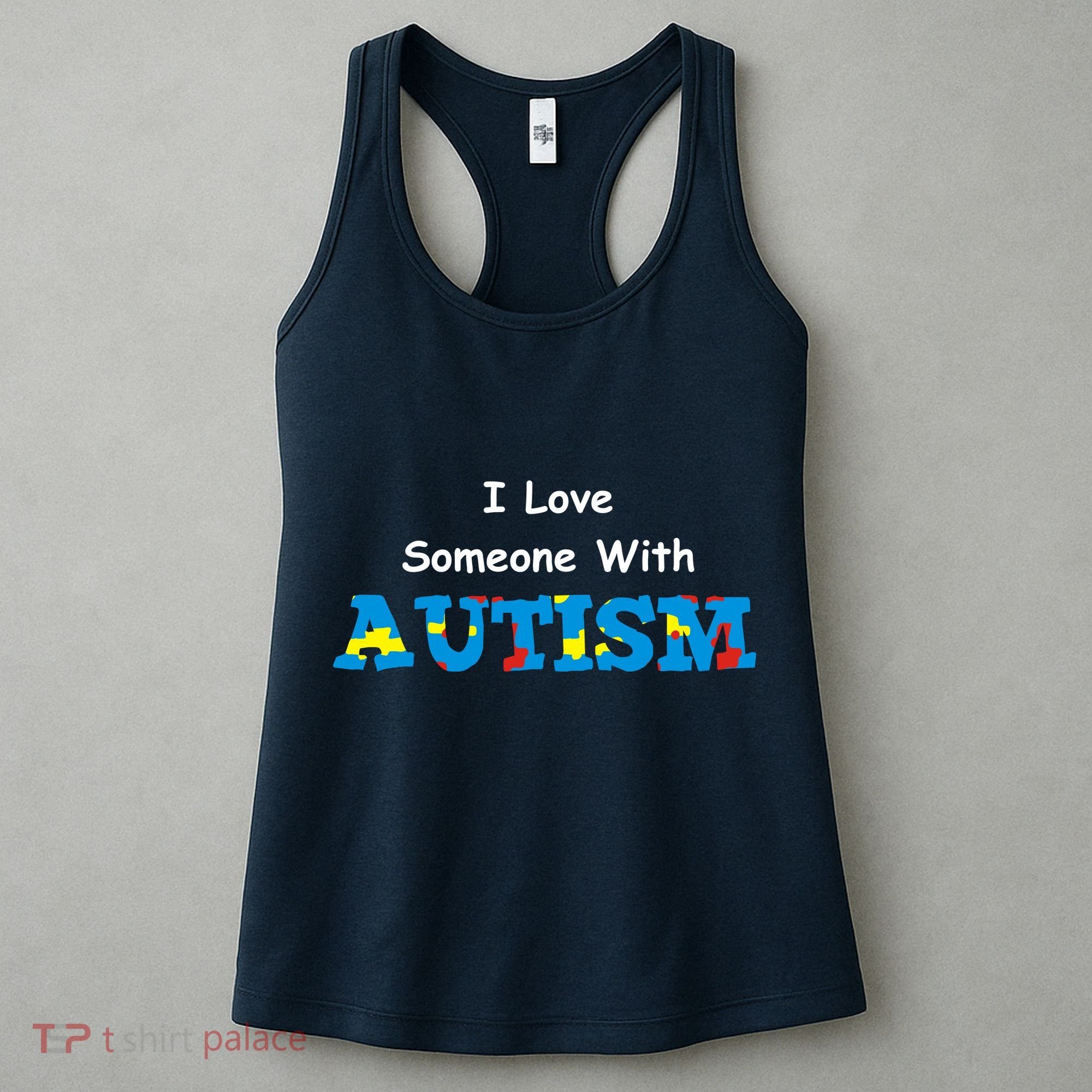 I Love Someone with Autism Women's Tank Top