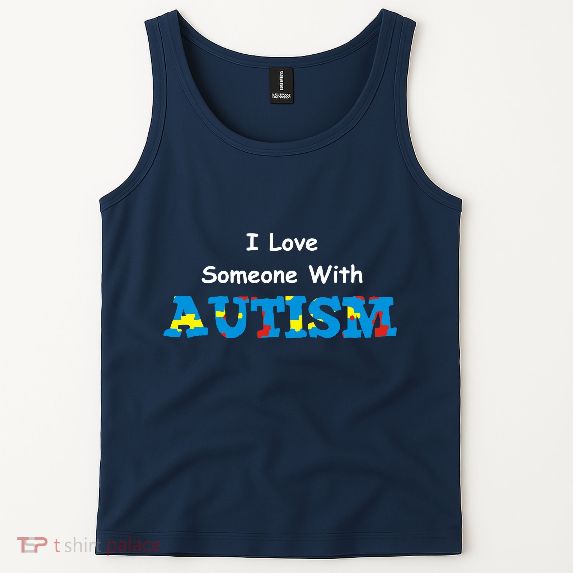 I Love Someone with Autism Tank Top