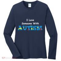 I Love Someone with Autism Women's Long Sleeve Shirt thumb 0