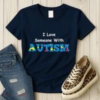 I Love Someone with Autism Women's T-Shirt thumb 3