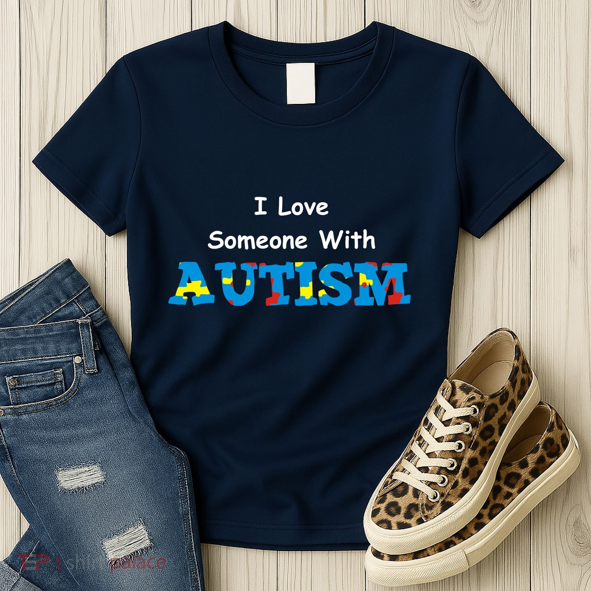 I Love Someone with Autism Women's T-Shirt
