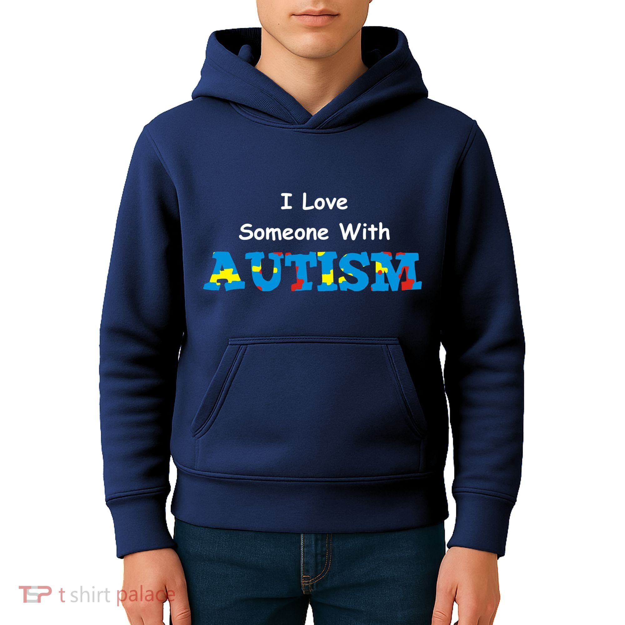 I Love Someone with Autism Kids Hoodie