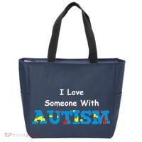I Love Someone with Autism Tote Bag thumb 0