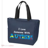 I Love Someone with Autism Tote Bag thumb 3