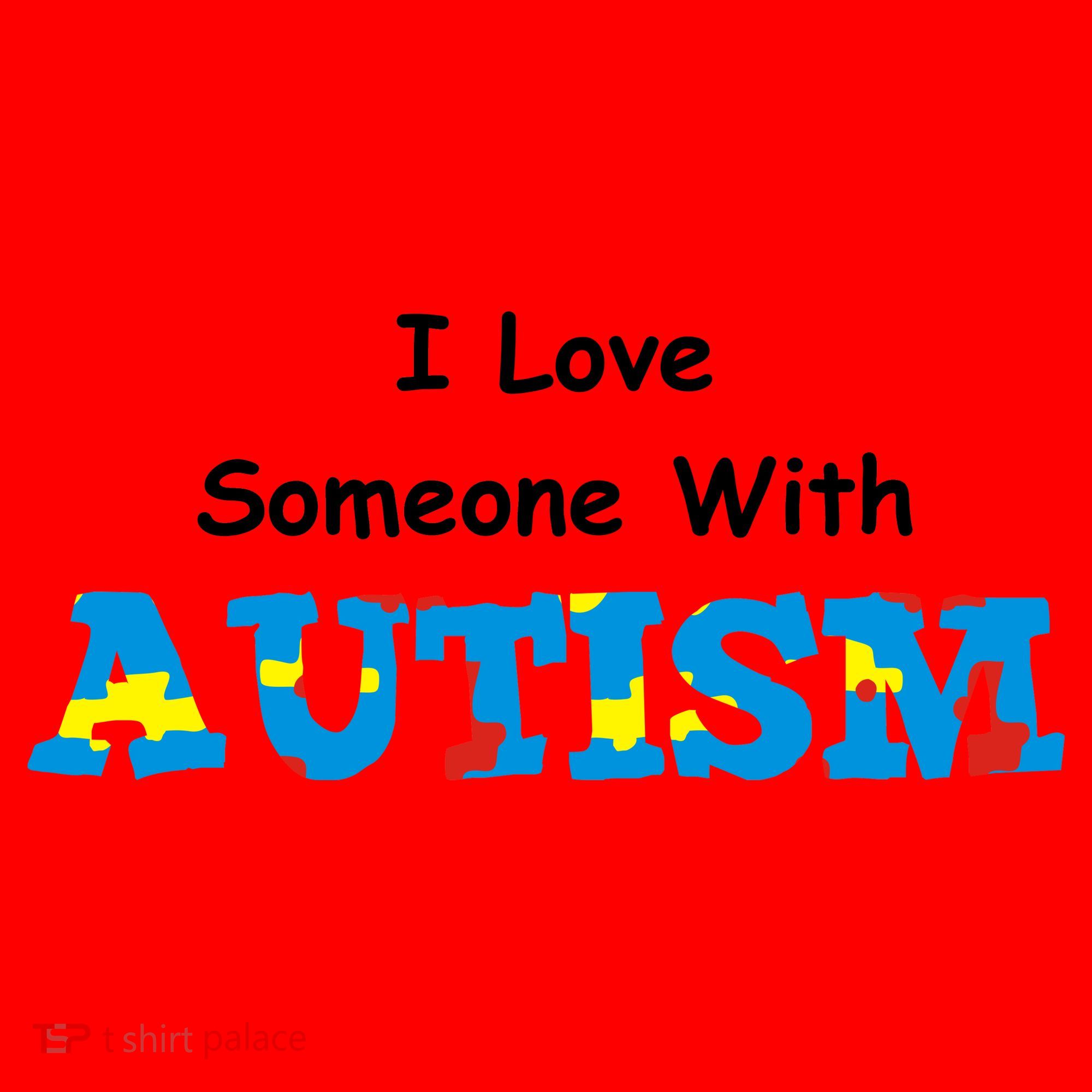 I Love Someone with Autism Santa Hat