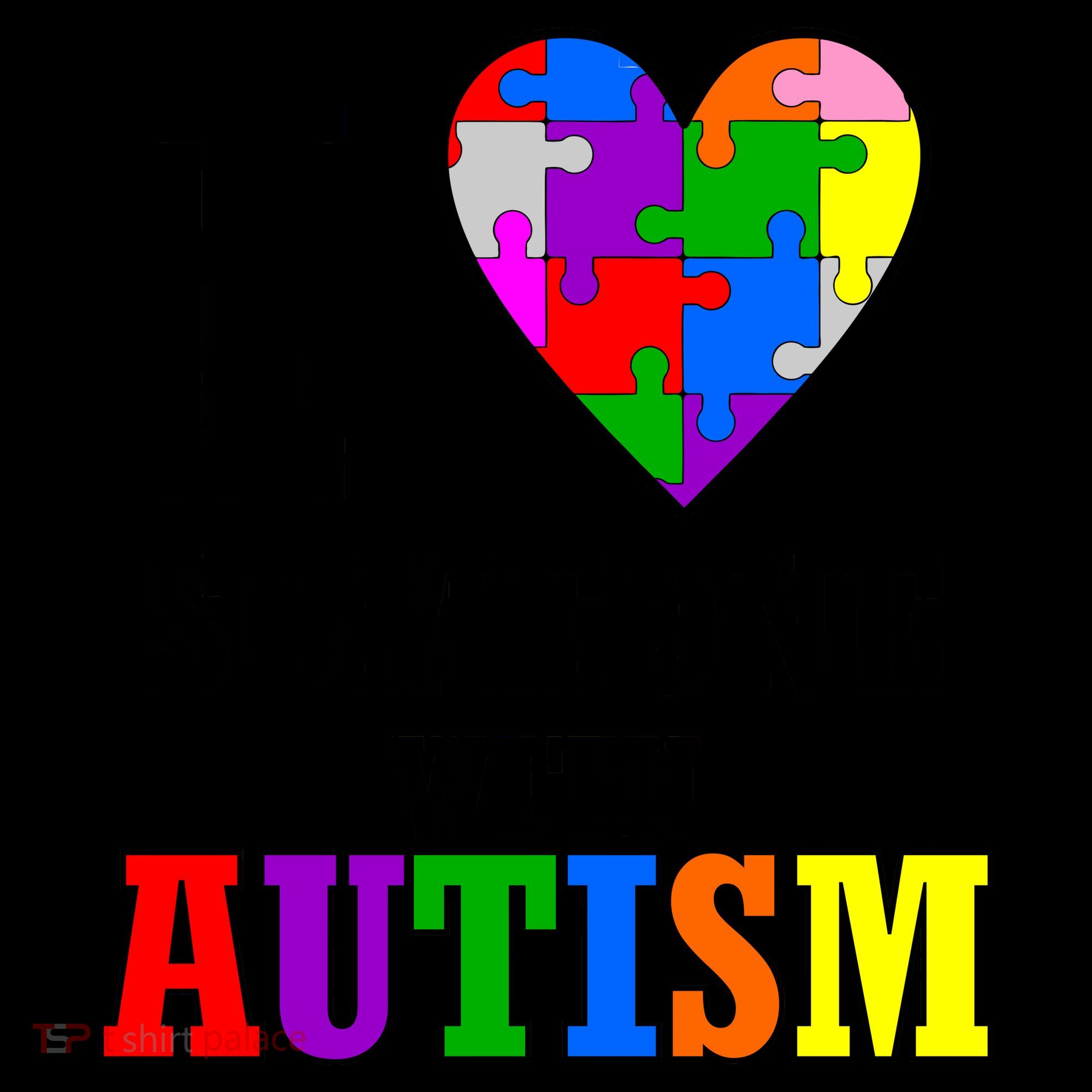 I Love Someone With Autism Puzzle Piece Heart Coffee Mug
