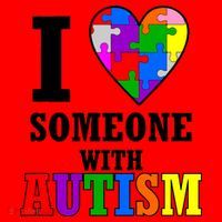I Love Someone With Autism Puzzle Piece Heart Santa Hat thumb 1