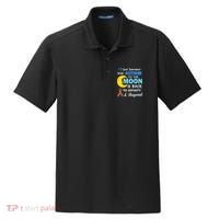 I Love Someone With Autism To The Moon & Back Dry Zone Grid Polo thumb 0