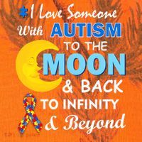 I Love Someone With Autism To The Moon & Back Kati Licensed 12" Camo Cuffed Beanie thumb 2