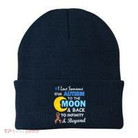 I Love Someone With Autism To The Moon & Back Beanie thumb 0