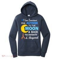 I Love Someone With Autism To The Moon & Back Women's Hoodie thumb 0