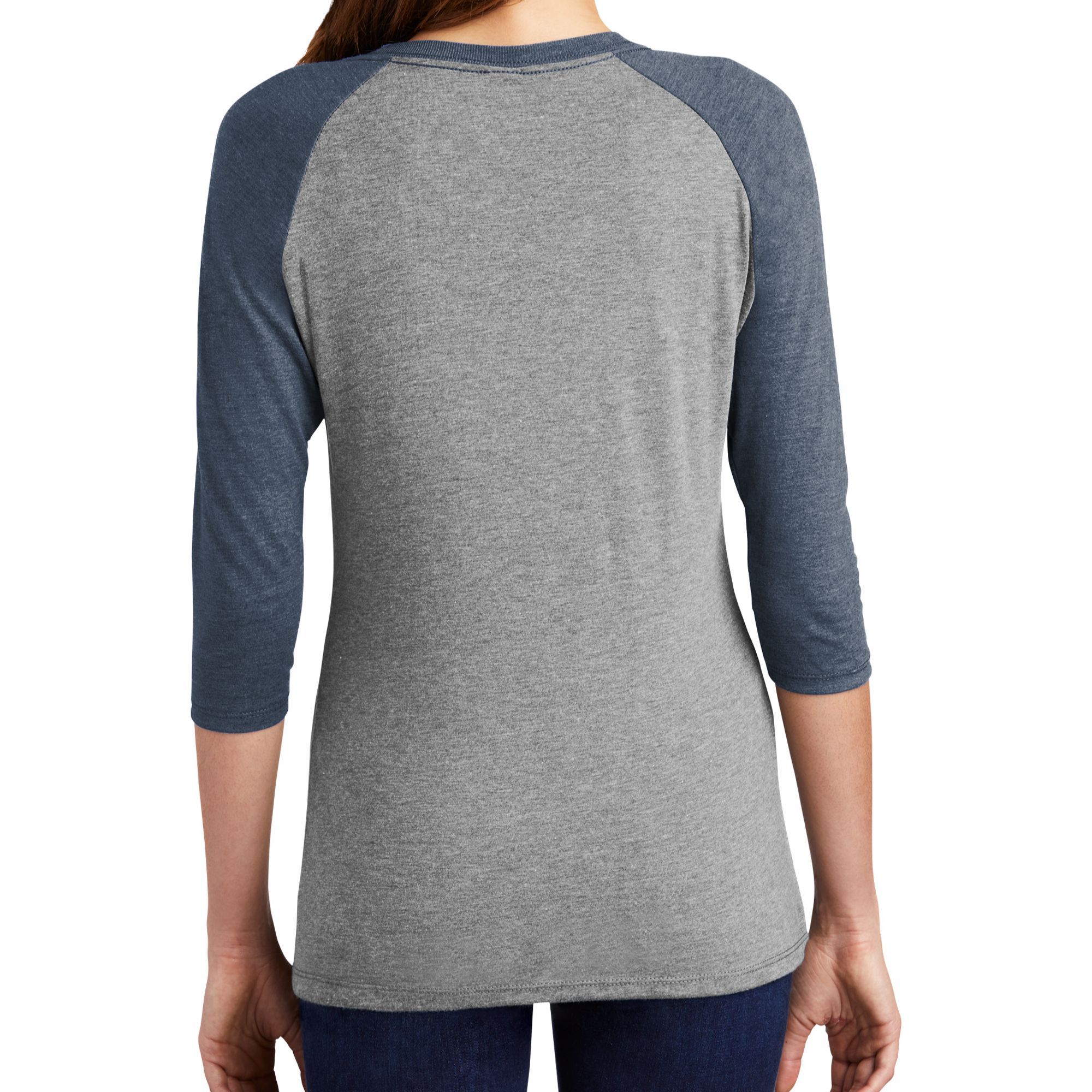 I Love Someone With Autism To The Moon & Back Women's Tri-Blend 3/4-Sleeve Raglan Shirt