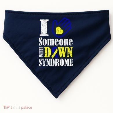 I Love Someone With Down Syndrome USA-Made Doggie Bandana