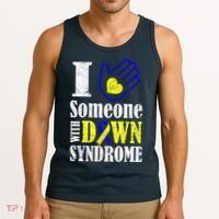 I Love Someone With Down Syndrome Tank Top thumb 3