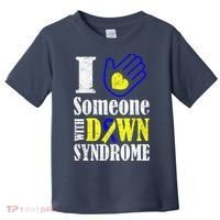 I Love Someone With Down Syndrome Toddler T-Shirt thumb 0