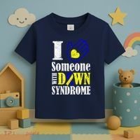 I Love Someone With Down Syndrome Toddler T-Shirt thumb 3