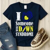 I Love Someone With Down Syndrome Women's T-Shirt thumb 3