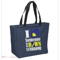 I Love Someone With Down Syndrome Tote Bag thumb 2