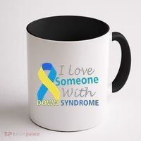 I Love Someone With Down Syndrome Awareness Coffee Mug thumb 1